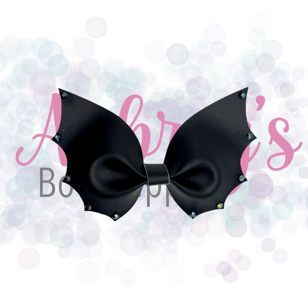 Rhinestoned Ghost & Bat Bows
