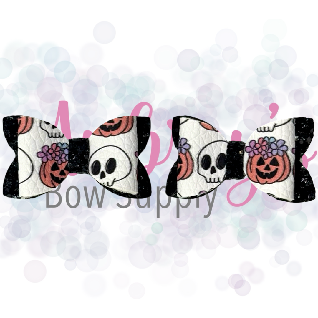Skulls and Jack-o’-lantern Bouquet