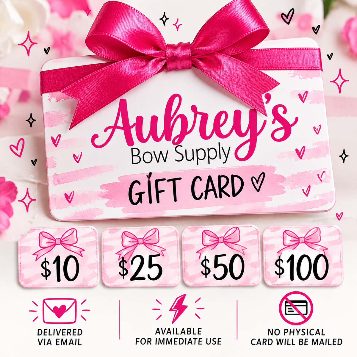 $10-$100 Gift Cards!