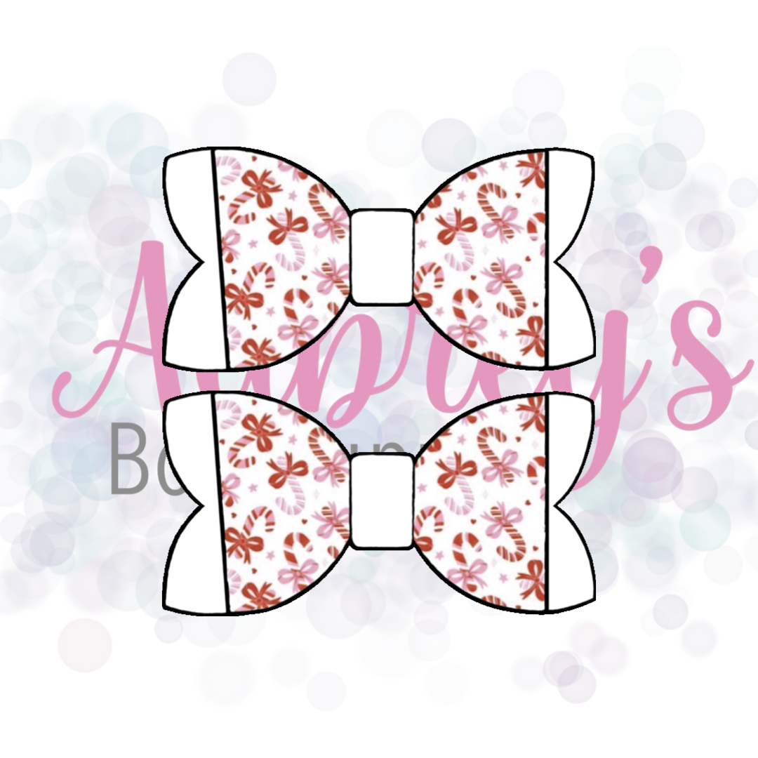 Candy Cane Bows
