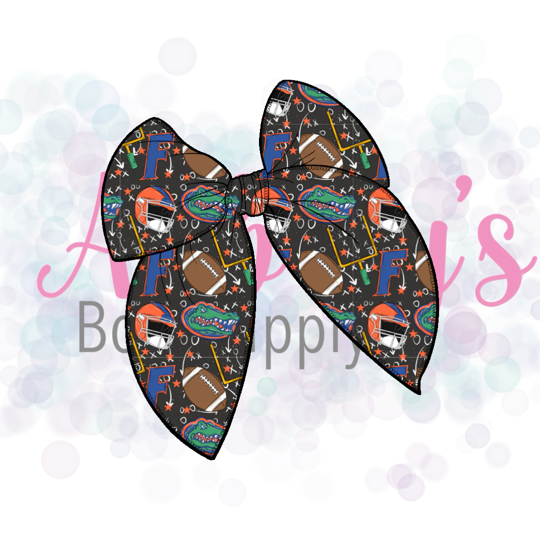 College Football Fabric Bow Pre-Order