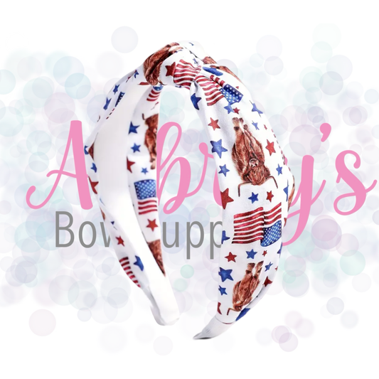 Stars and Stripes Knot Headbands