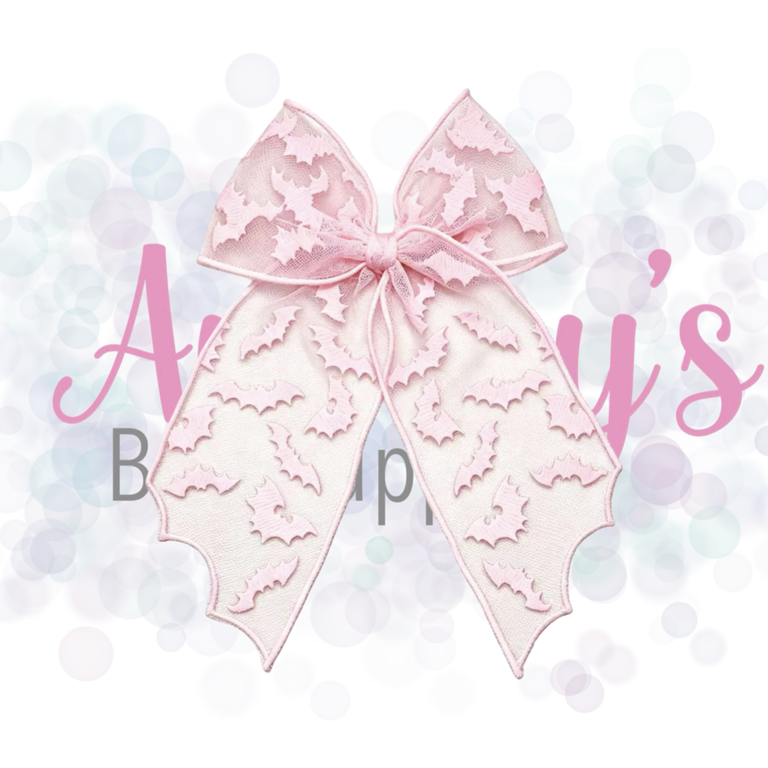 Bat Tulle Bow