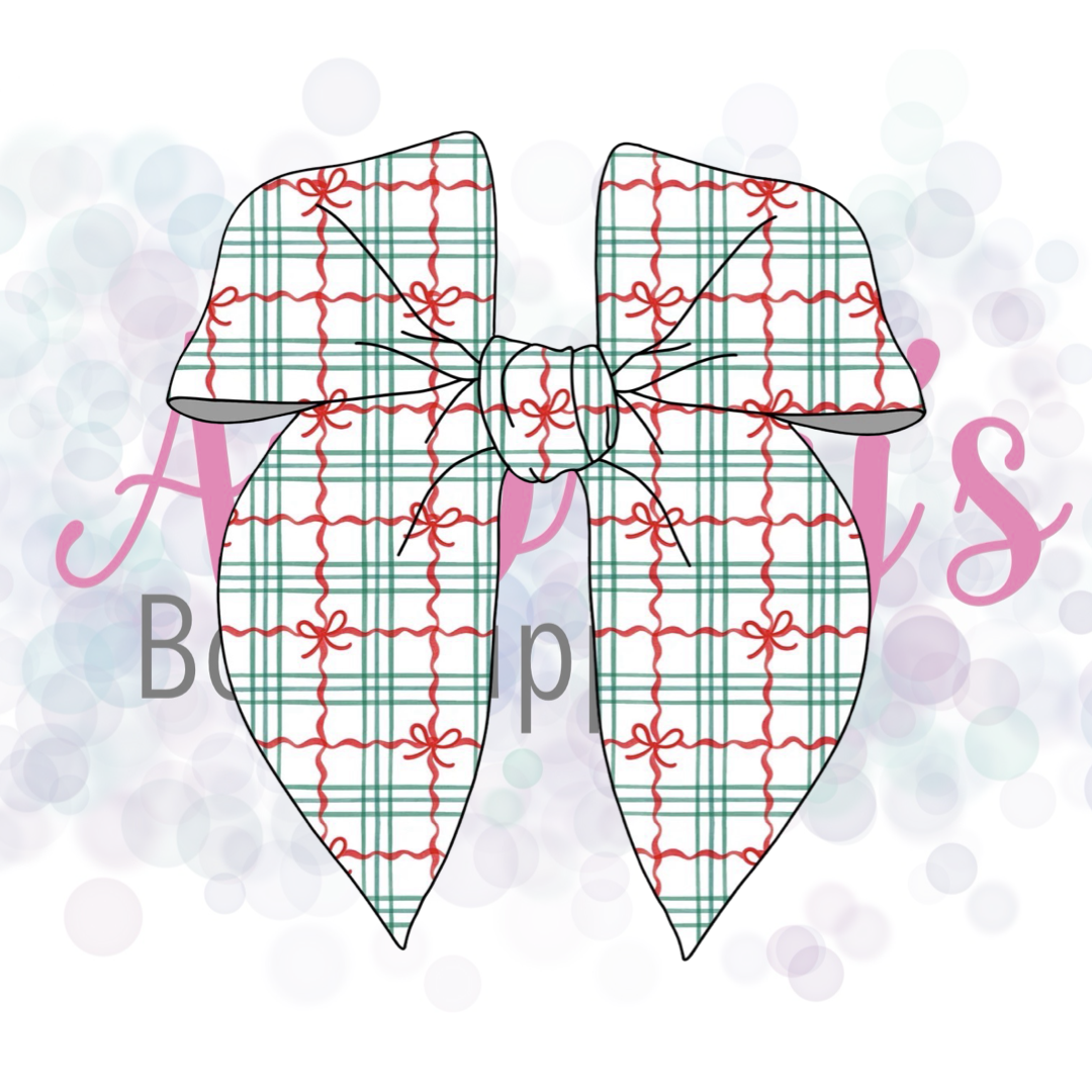 Present Bow Plaid Accessories