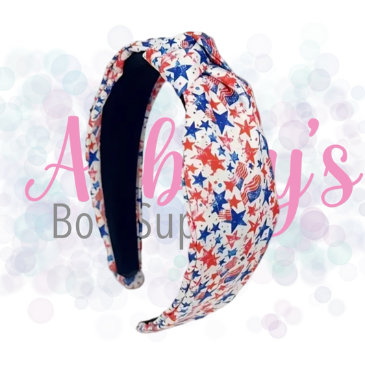 Stars and Stripes Knot Headbands