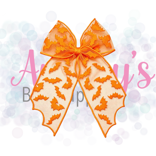 Bat Tulle Bow