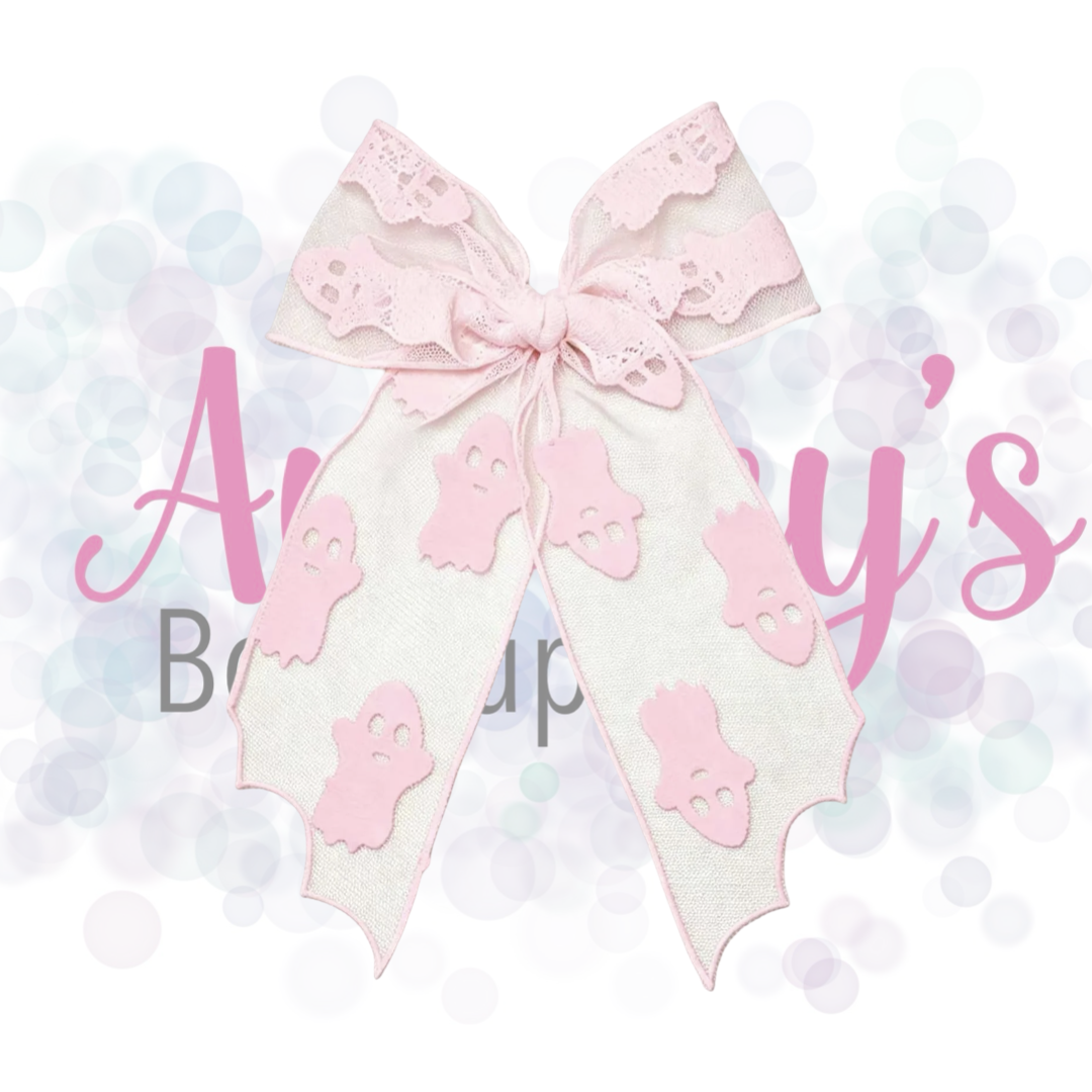 Ghost Tulle Bow