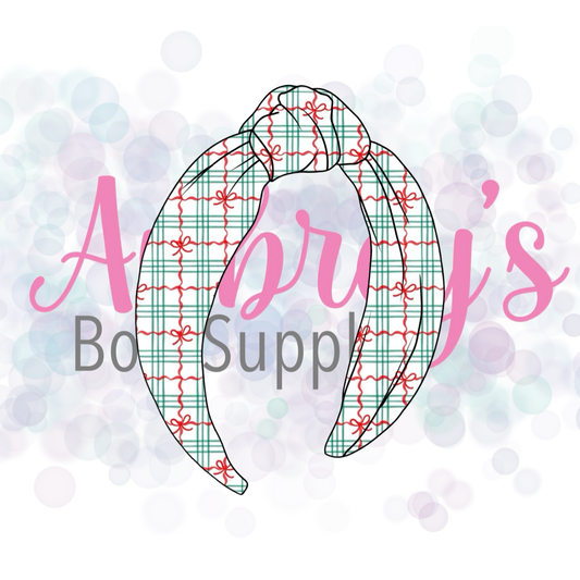 Present Bow Plaid Accessories