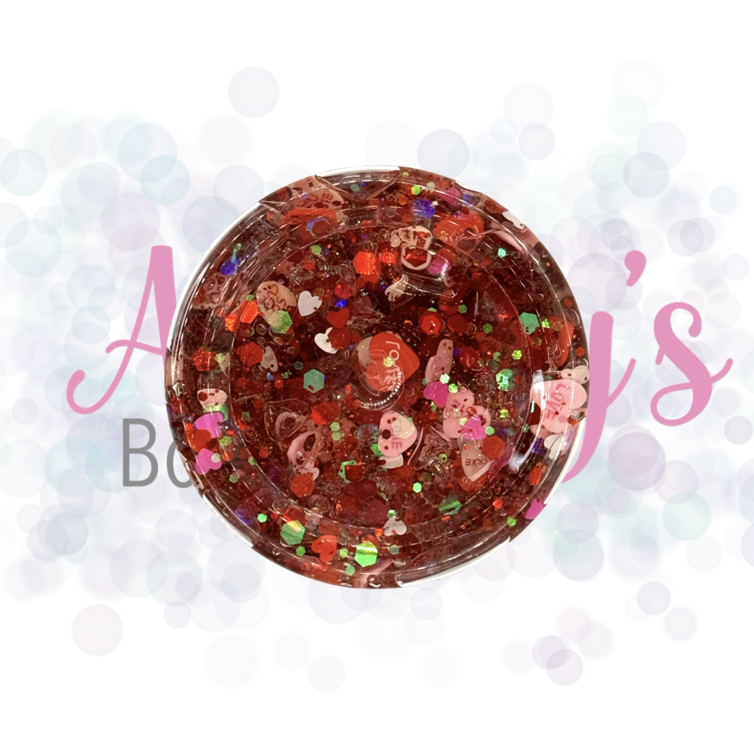 Valentines Glitter Hair Gel