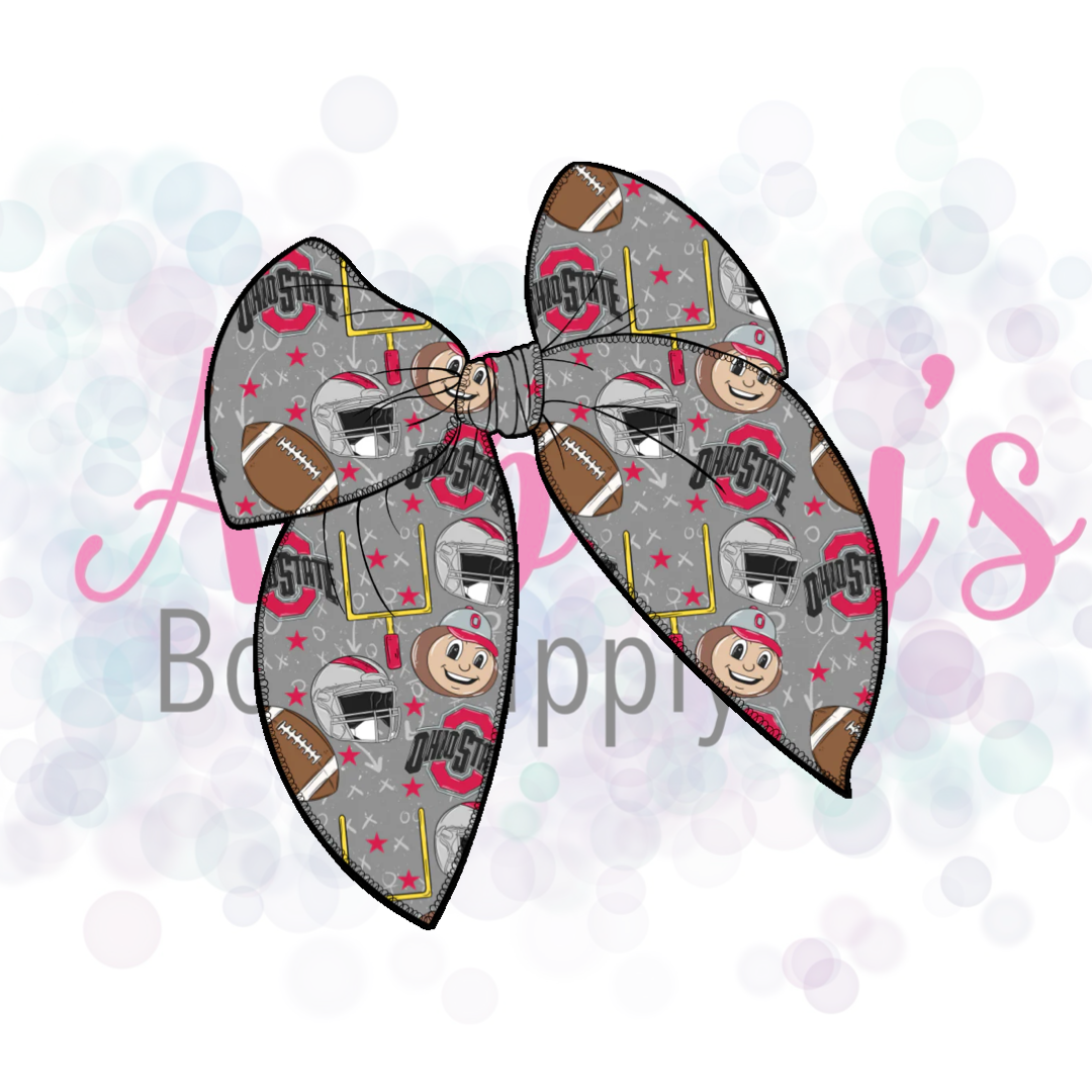 College Football Fabric Bow Pre-Order