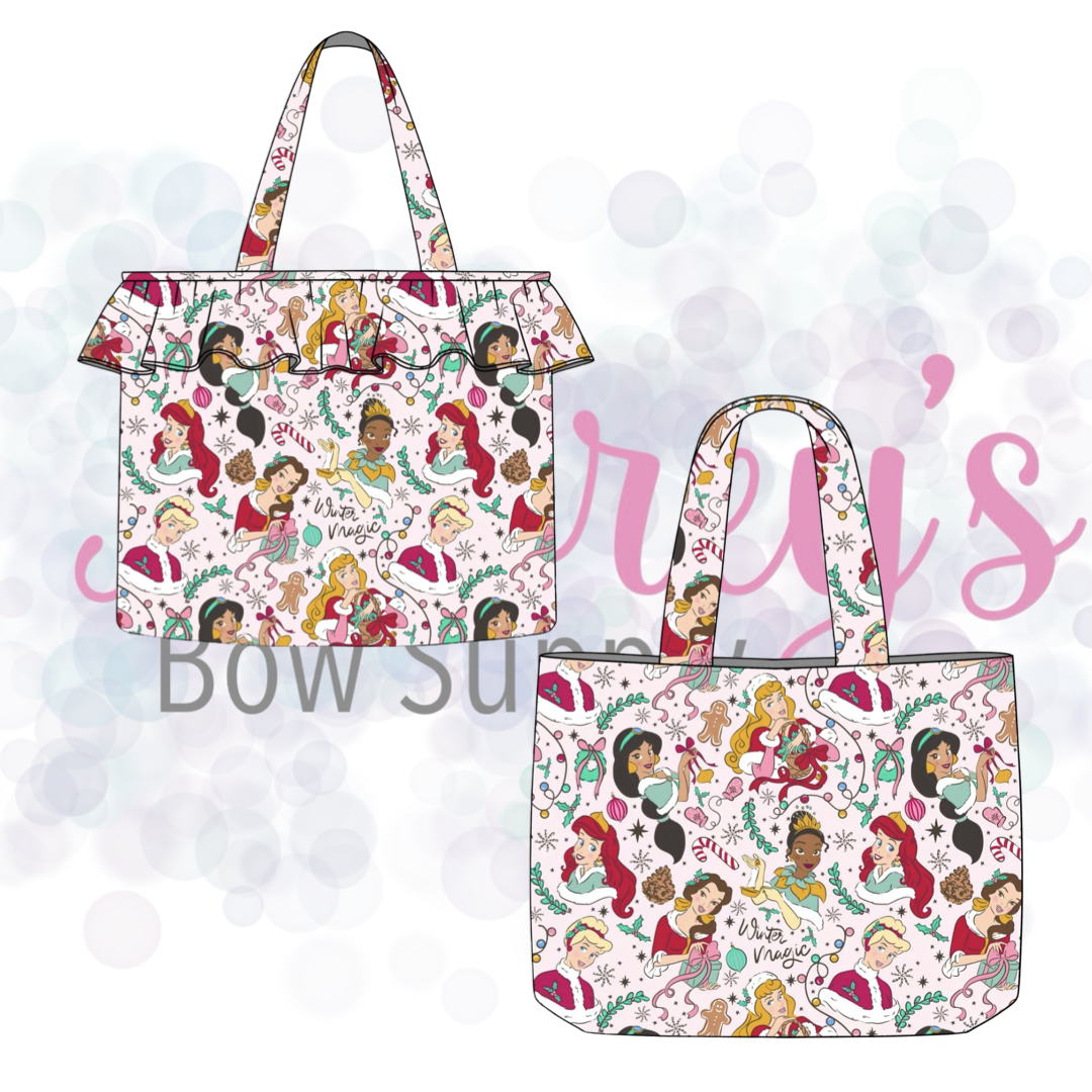 Christmas Princess Tote Bags