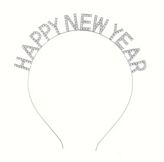 New Years Rhinestone Headband