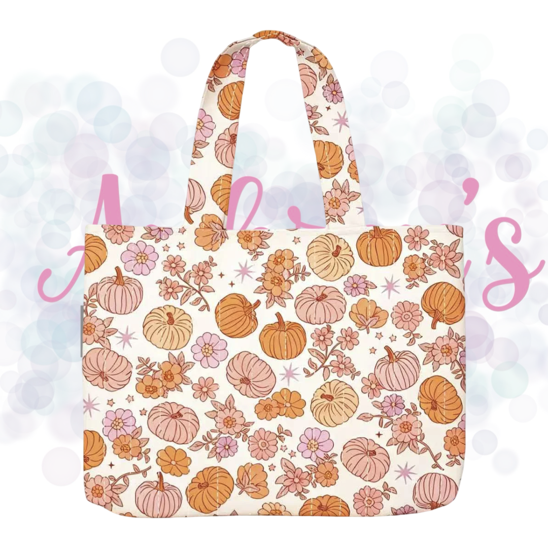 Fall Quilted Tote Bags