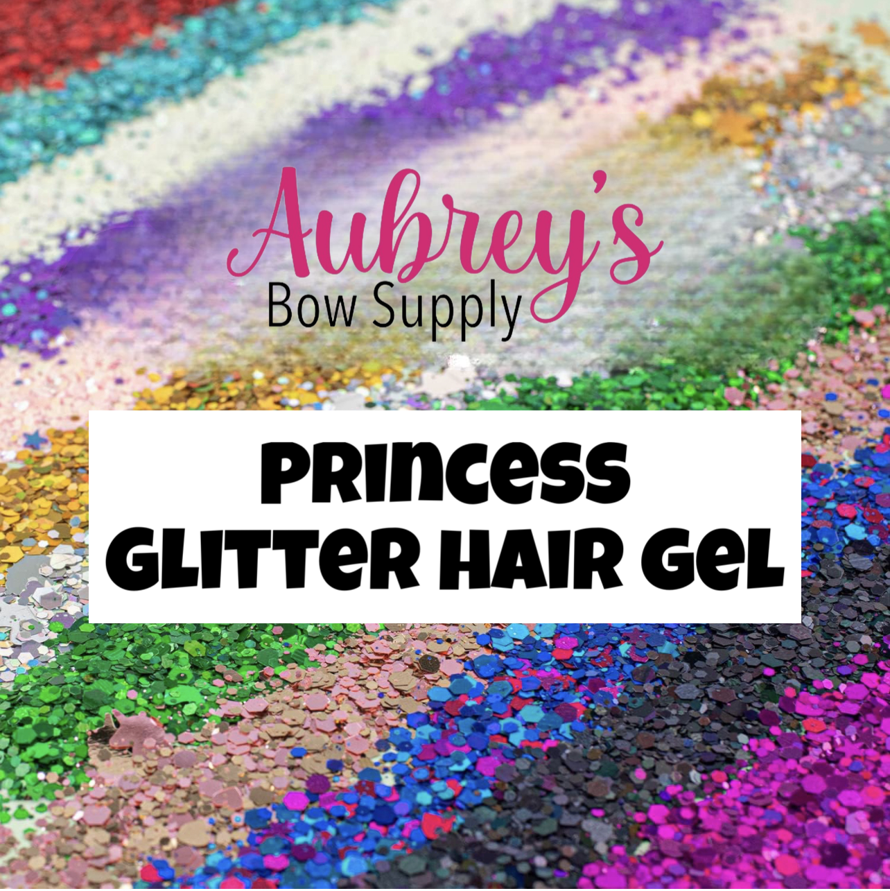 Princess Glitter Hair Gel