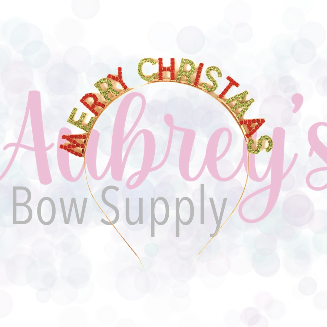 Christmas Rhinestone Headband