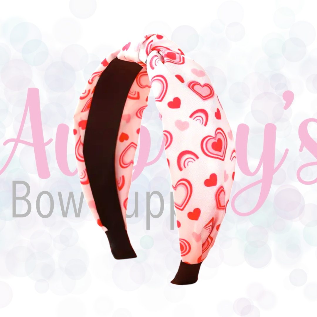 Valentines Knot Headbands
