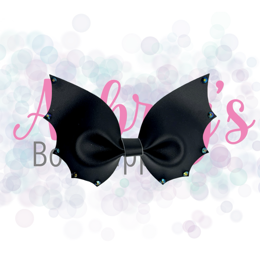 Rhinestoned Ghost & Bat Bows