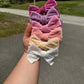 Velvet Pinks Ribbon Bows