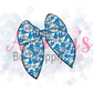 Floral NFL Fabric Bow Pre-Order