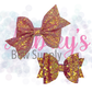 Red Opalescent Glitter