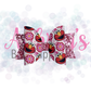 Red ABC Monster Floral