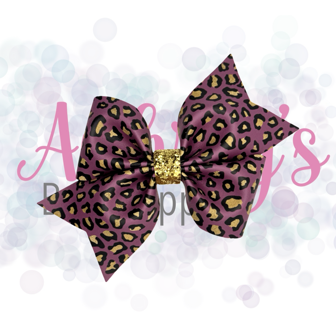 Plum Gold Fall Leopard