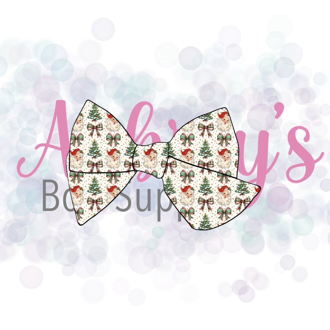 Vintage Santa Bows Accessories
