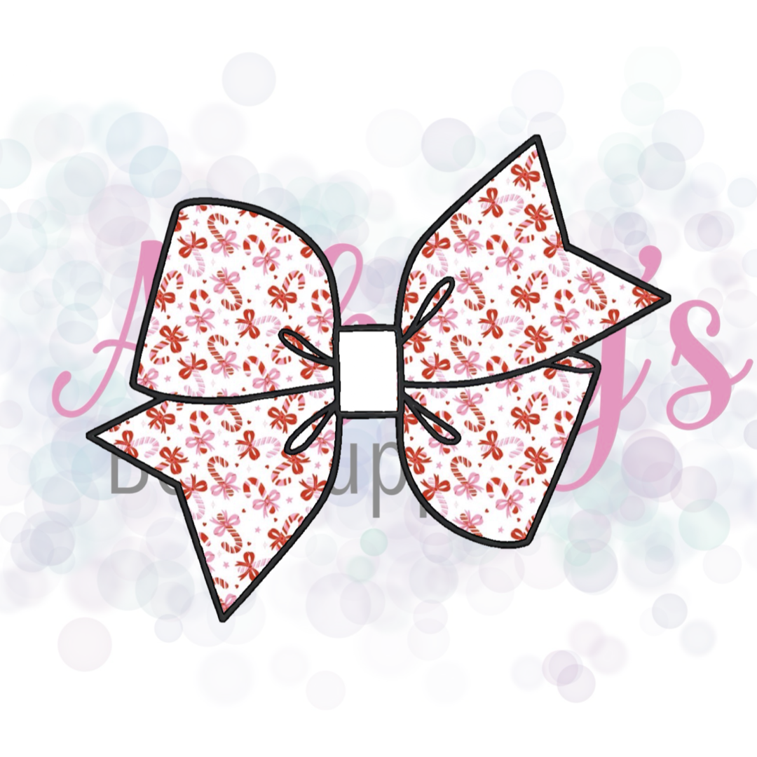 Candy Cane Bows