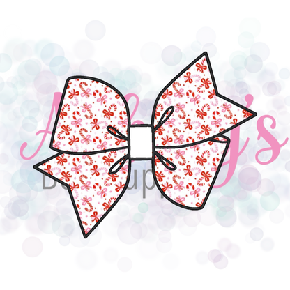 Candy Cane Bows