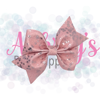 Light Pink Star Glitter