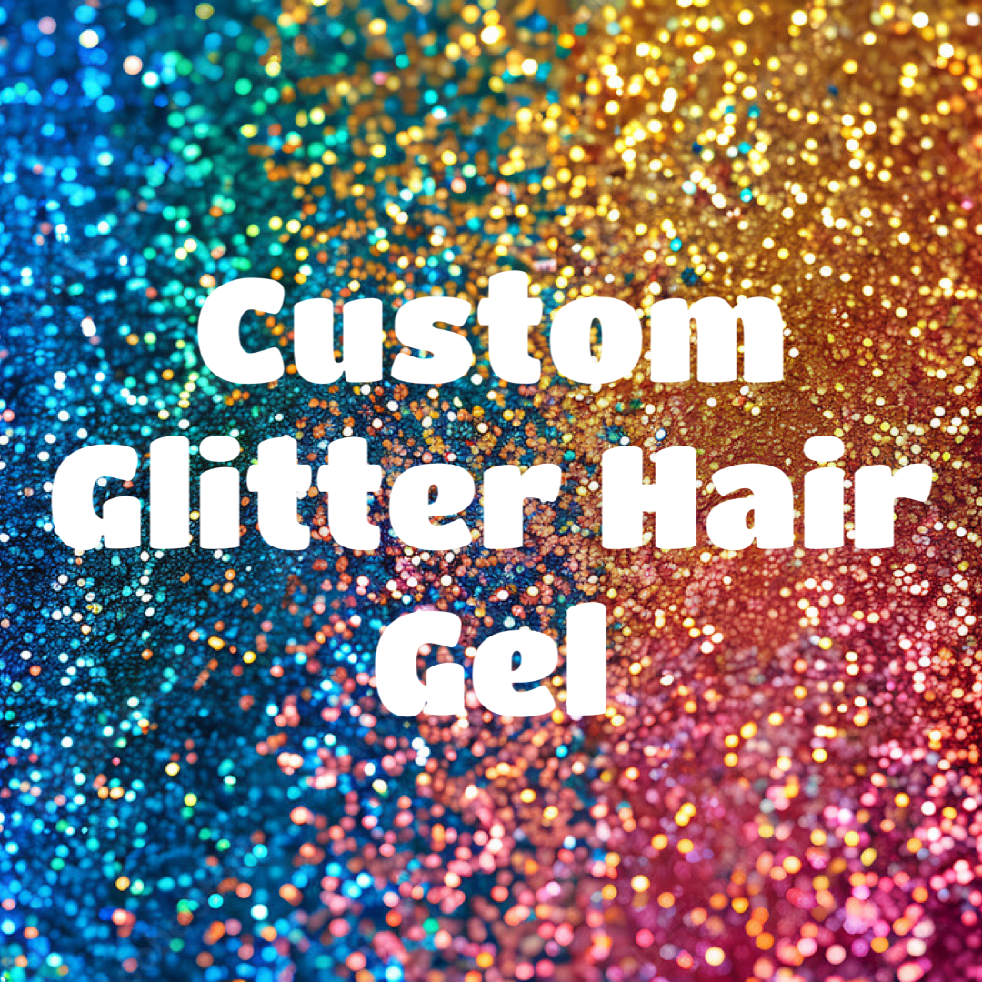 Custom Glitter Hair Gel
