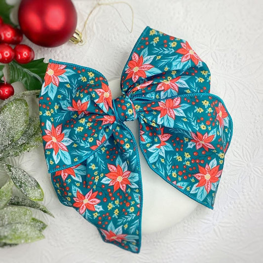 Christmas Fabric Bows
