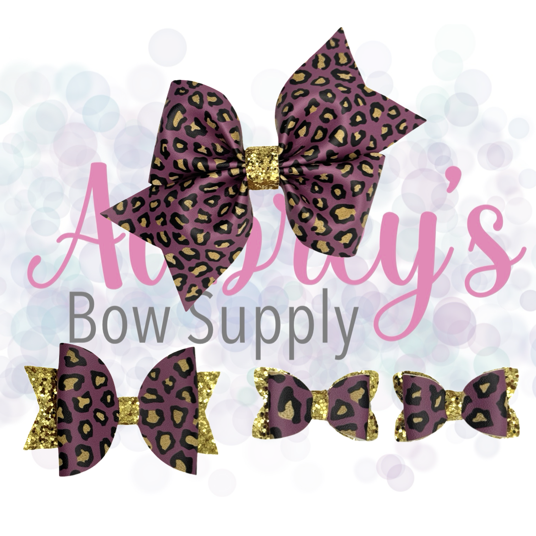 Plum Gold Fall Leopard