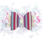 Pink, Purple, Blue, & White Stripes