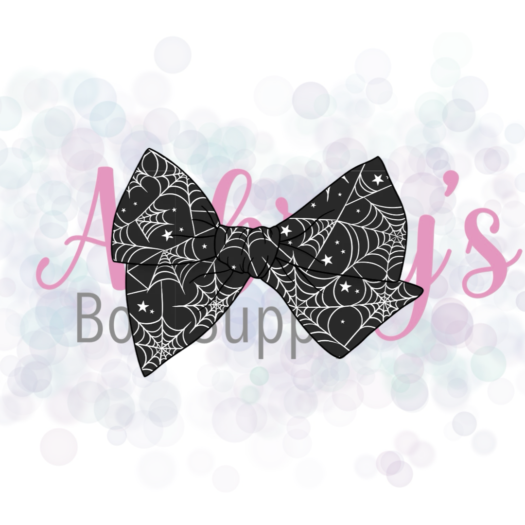Halloween Basic 5” Tied Fabric Bow