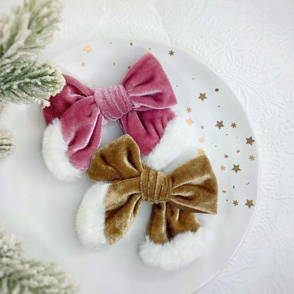 Christmas Fabric Bows