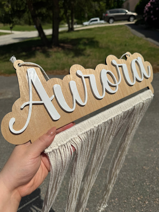 PREORDER Custom Name Bow Holder