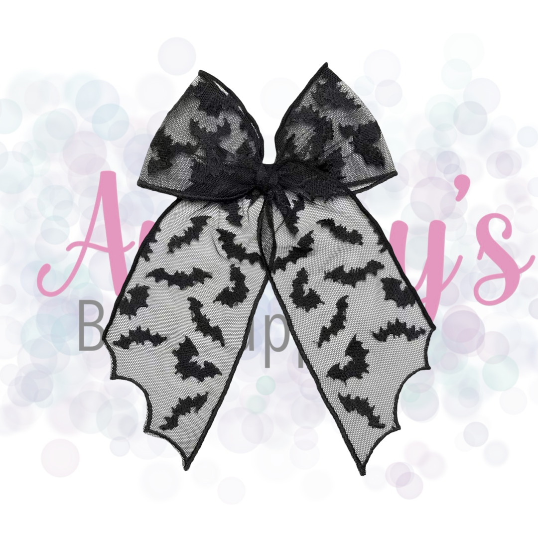 Bat Tulle Bow
