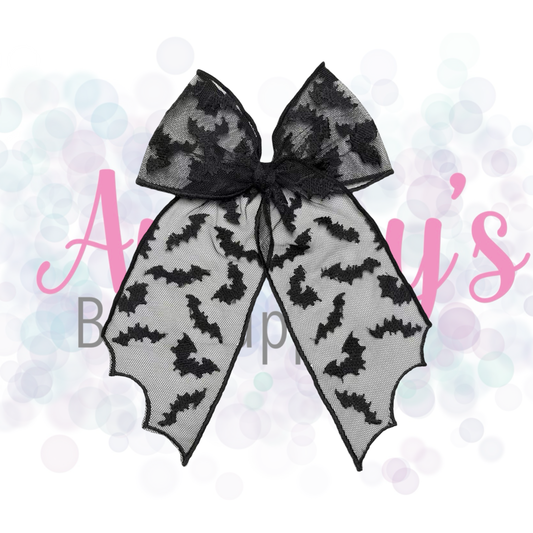 Bat Tulle Bow