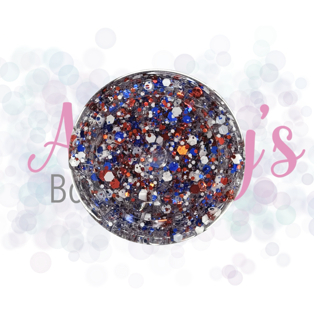 America 250 Glitter Hair Gel