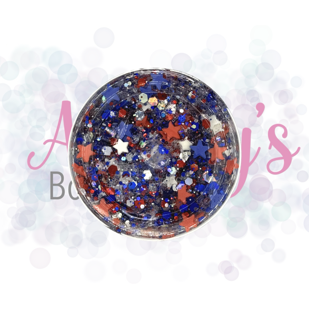 America 250 Glitter Hair Gel