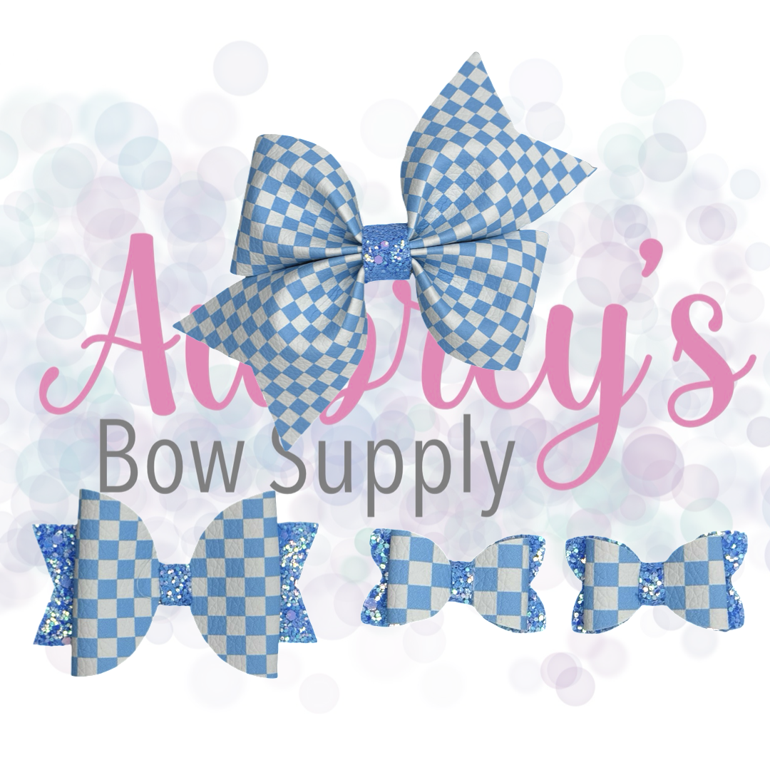 Light Blue Checkered