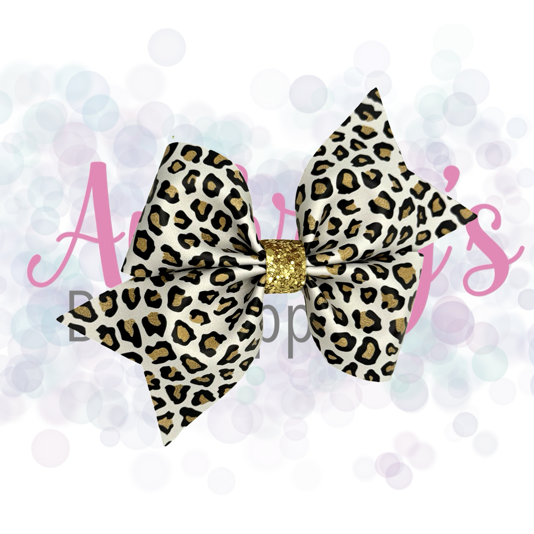 Cream Gold Fall Leopard