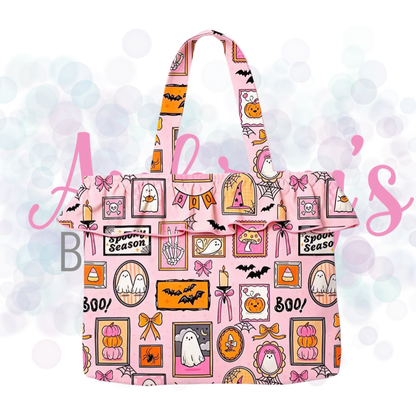 Halloween Ruffle Tote Bag