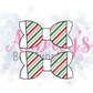 Red and Green Candy Cane Stripes