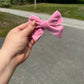 Velvet Pinks Ribbon Bows