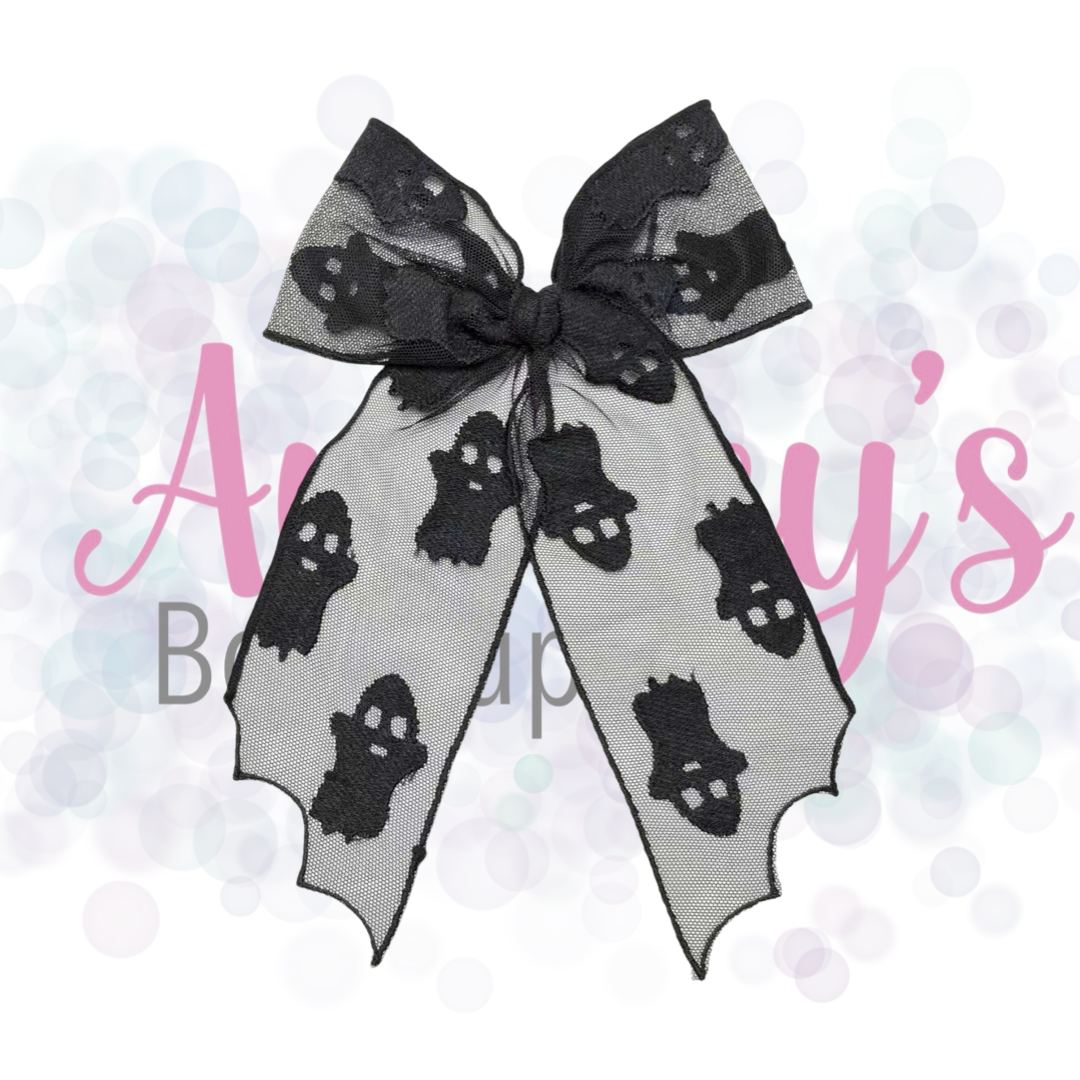 Ghost Tulle Bow