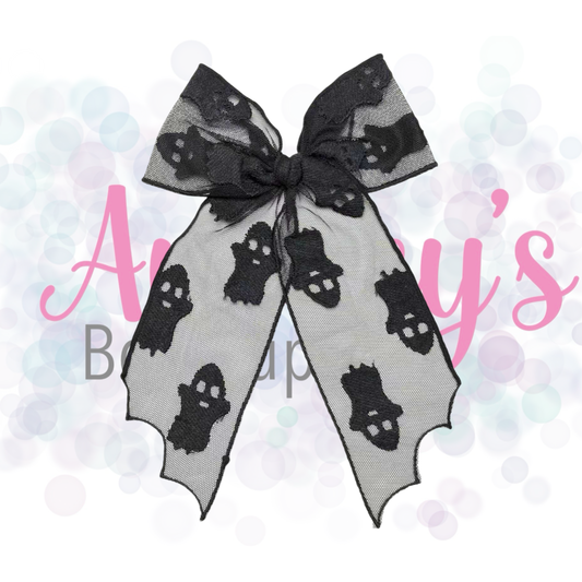 Ghost Tulle Bow