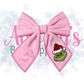 Grinch Velvet Bow