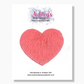 Fuzzy Heart Snap Clips
